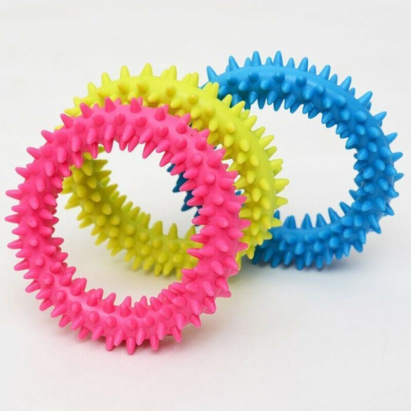 Teeth Cleaning Ring Pet Dog Chew Toy - RAPBLUE