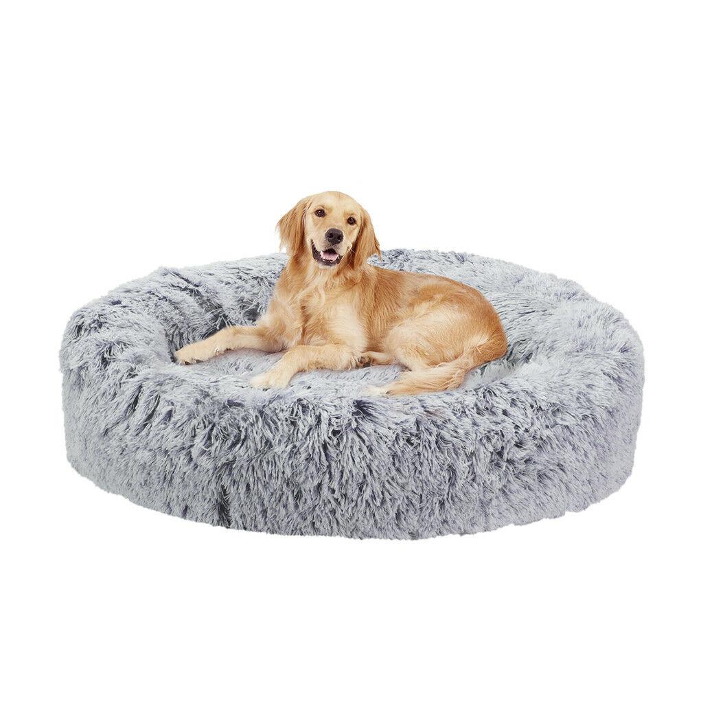 Waterproof Soft Round Donut Dog Bed - RAPBLUE