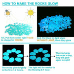 Glow In The Dark Garden Pebbles - RAPBLUE