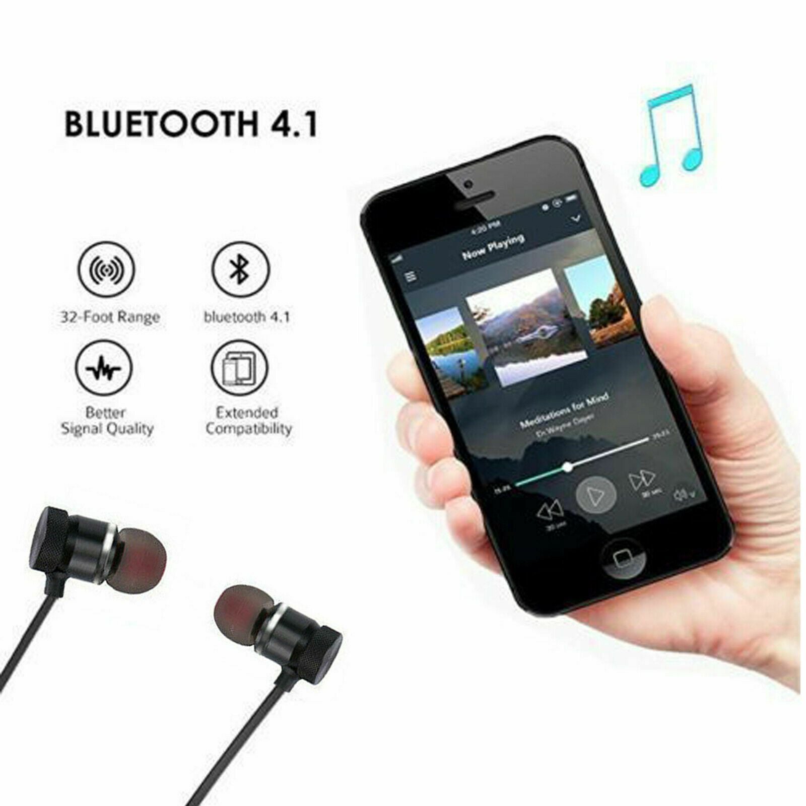 Wireless Bluetooth Headphones Hands-free with mic - RAPBLUE