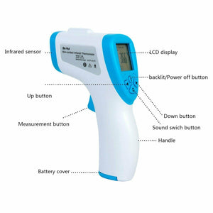 IR Infrared Digital Forehead Thermometer - RAPBLUE