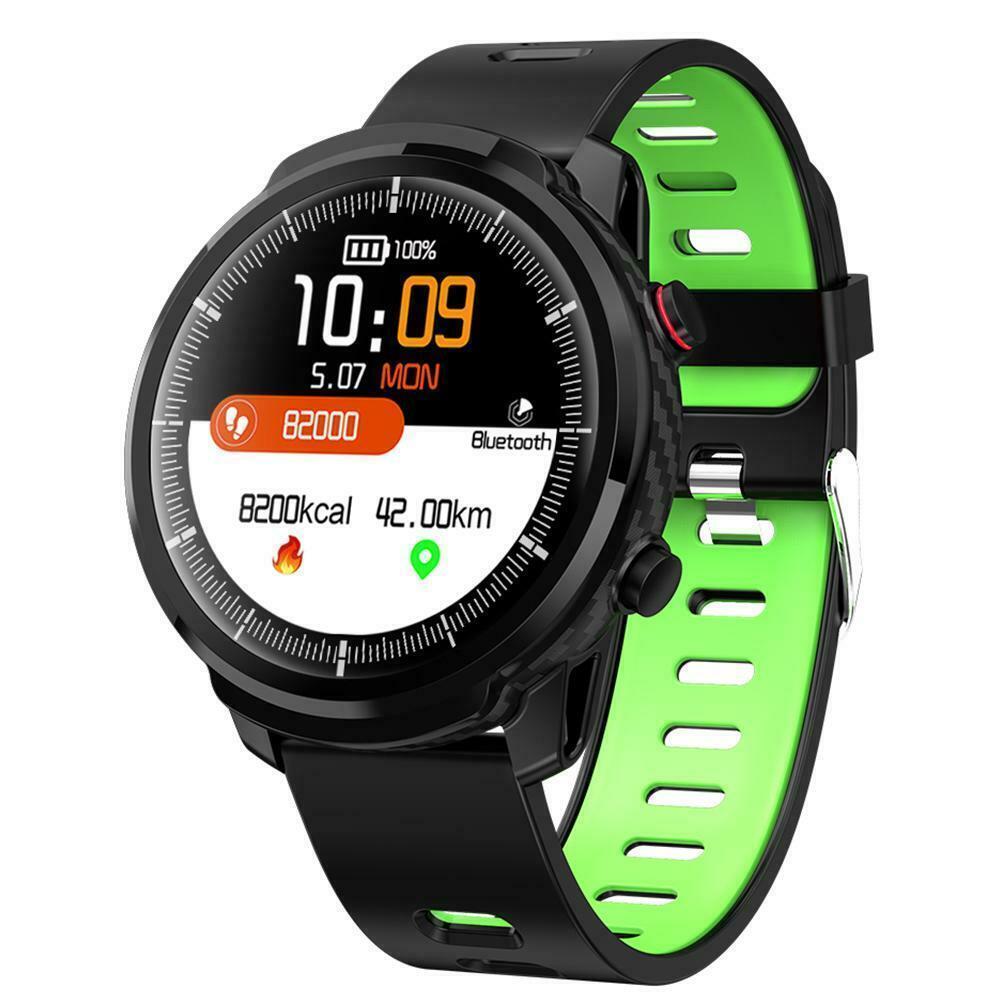 New IP68 Waterproof Heart Rate Pedometer Fitness Tracker Smartwatch For iPhone Androids - RAPBLUE