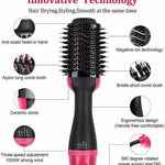 Salon Perfect - 2 in 1 Hair Dryer Brush Volumizer - RAPBLUE