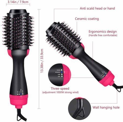 Salon Perfect - 2 in 1 Hair Dryer Brush Volumizer - RAPBLUE