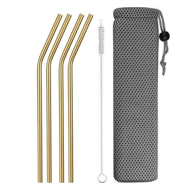 Reusable Metal Drinking Straws - RAPBLUE