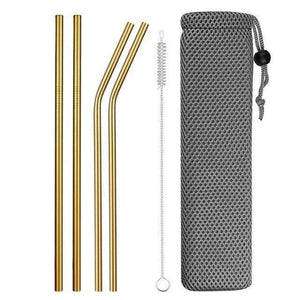 Reusable Metal Drinking Straws - RAPBLUE