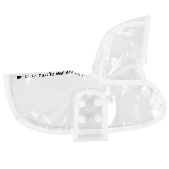 Transparent Dog Raincoat With Hood - RAPBLUE