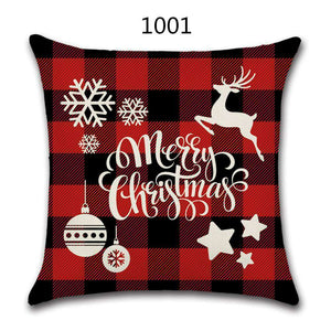 18" Festive Christmas Sofa Cushion Cover - RAPBLUE