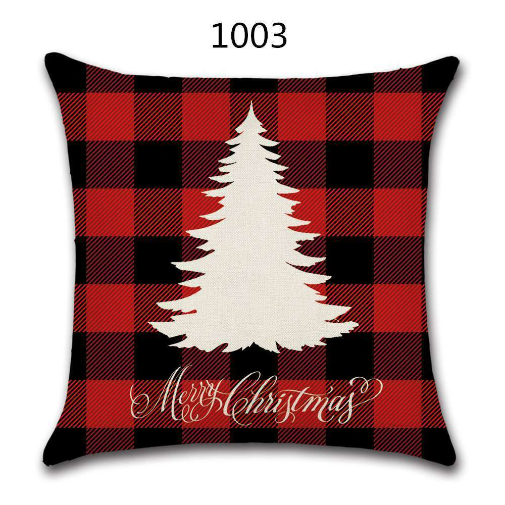 18" Festive Christmas Sofa Cushion Cover - RAPBLUE