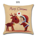 18" Festive Christmas Sofa Cushion Cover - RAPBLUE