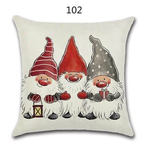 18" Festive Christmas Sofa Cushion Cover - RAPBLUE