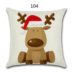 18" Festive Christmas Sofa Cushion Cover - RAPBLUE