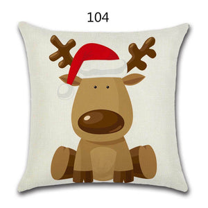 18" Festive Christmas Sofa Cushion Cover - RAPBLUE