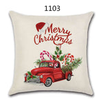 18" Festive Christmas Sofa Cushion Cover - RAPBLUE