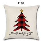 18" Festive Christmas Sofa Cushion Cover - RAPBLUE