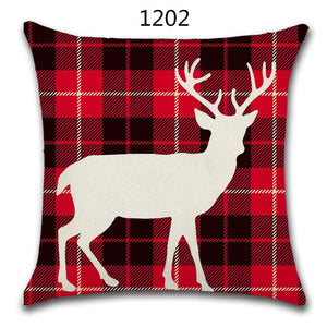 18" Festive Christmas Sofa Cushion Cover - RAPBLUE