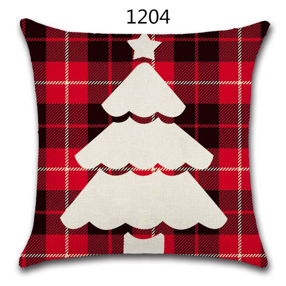 18" Festive Christmas Sofa Cushion Cover - RAPBLUE