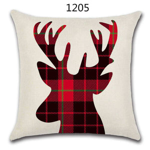 18" Festive Christmas Sofa Cushion Cover - RAPBLUE