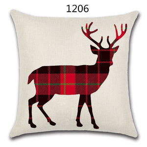 18" Festive Christmas Sofa Cushion Cover - RAPBLUE