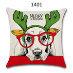 18" Festive Christmas Sofa Cushion Cover - RAPBLUE