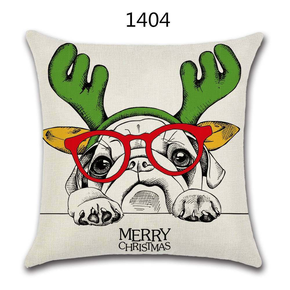 18" Festive Christmas Sofa Cushion Cover - RAPBLUE