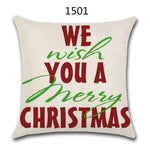 18" Festive Christmas Sofa Cushion Cover - RAPBLUE