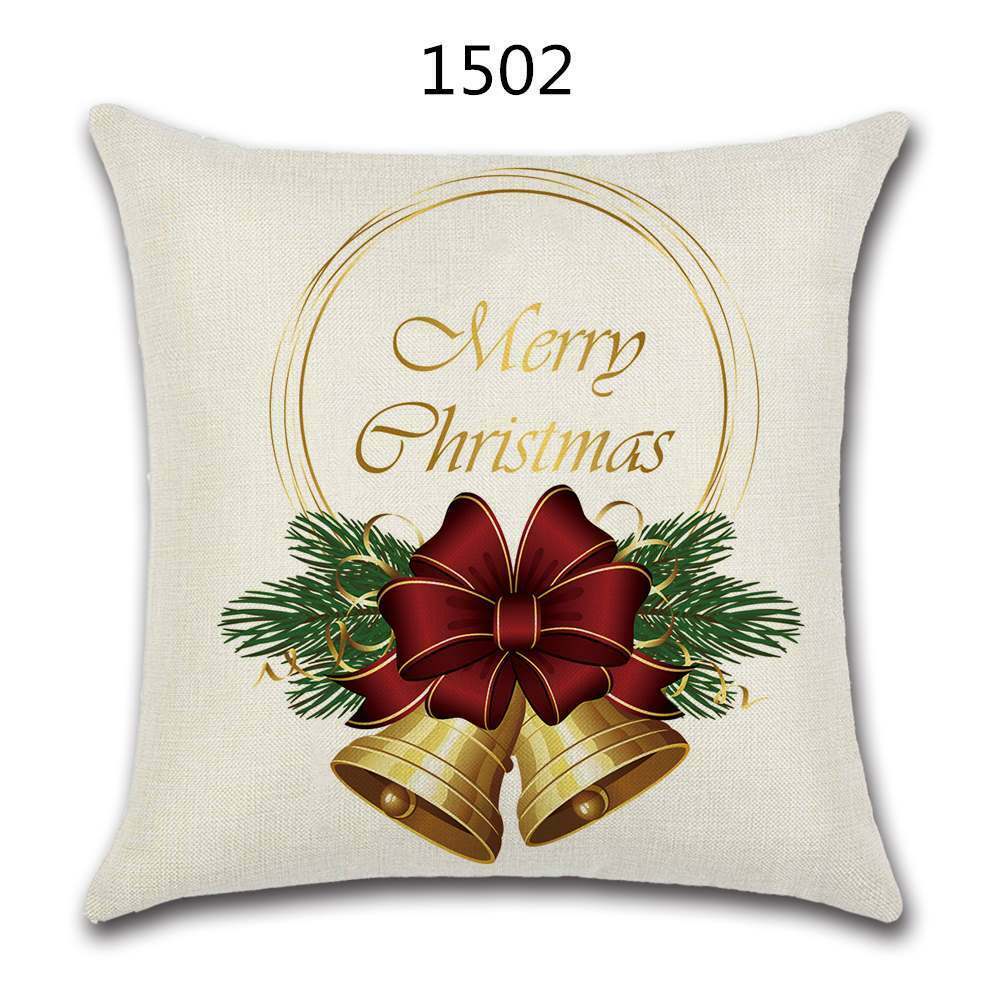 18" Festive Christmas Sofa Cushion Cover - RAPBLUE