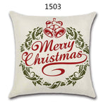 18" Festive Christmas Sofa Cushion Cover - RAPBLUE