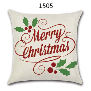 18" Festive Christmas Sofa Cushion Cover - RAPBLUE