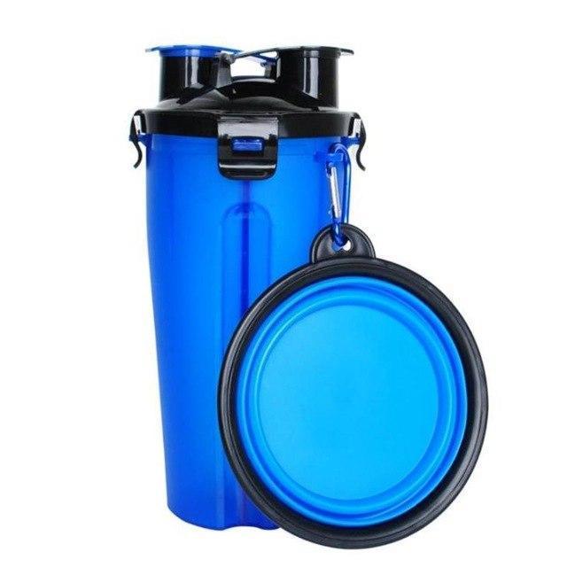 2 in 1 Folding Pet Water Dispensers Bottle - RAPBLUE