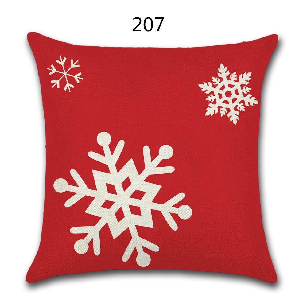 18" Festive Christmas Sofa Cushion Cover - RAPBLUE