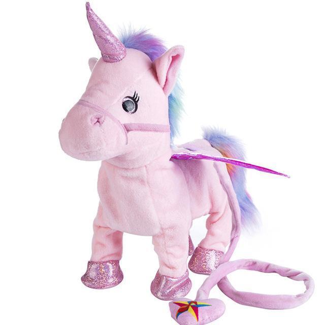 Walking Singing Unicorn Plush Toy - RAPBLUE