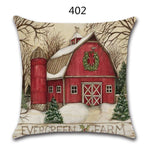 18" Festive Christmas Sofa Cushion Cover - RAPBLUE