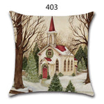 18" Festive Christmas Sofa Cushion Cover - RAPBLUE