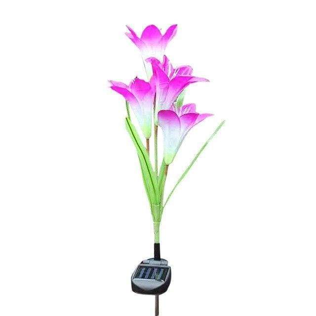 Solar Powered LED Garden Flower - RAPBLUE