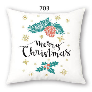 18" Festive Christmas Sofa Cushion Cover - RAPBLUE