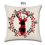 18" Festive Christmas Sofa Cushion Cover - RAPBLUE