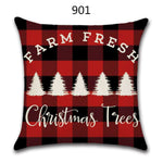 18" Festive Christmas Sofa Cushion Cover - RAPBLUE