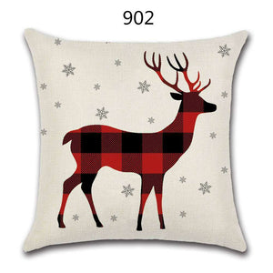 18" Festive Christmas Sofa Cushion Cover - RAPBLUE