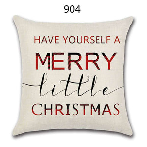 18" Festive Christmas Sofa Cushion Cover - RAPBLUE