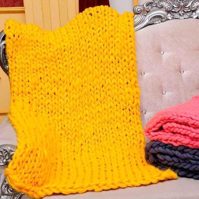 Chunky Knit Blanket - RAPBLUE