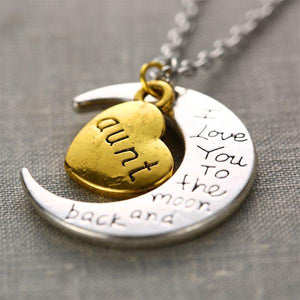 "I love you to the moon and back" Necklace - RAPBLUE