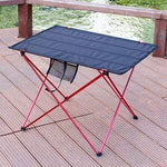 Ultralight Portable Folding Aluminum Camping Table - RAPBLUE