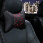 Car Neck & Lumbar Leather Pillow - RAPBLUE